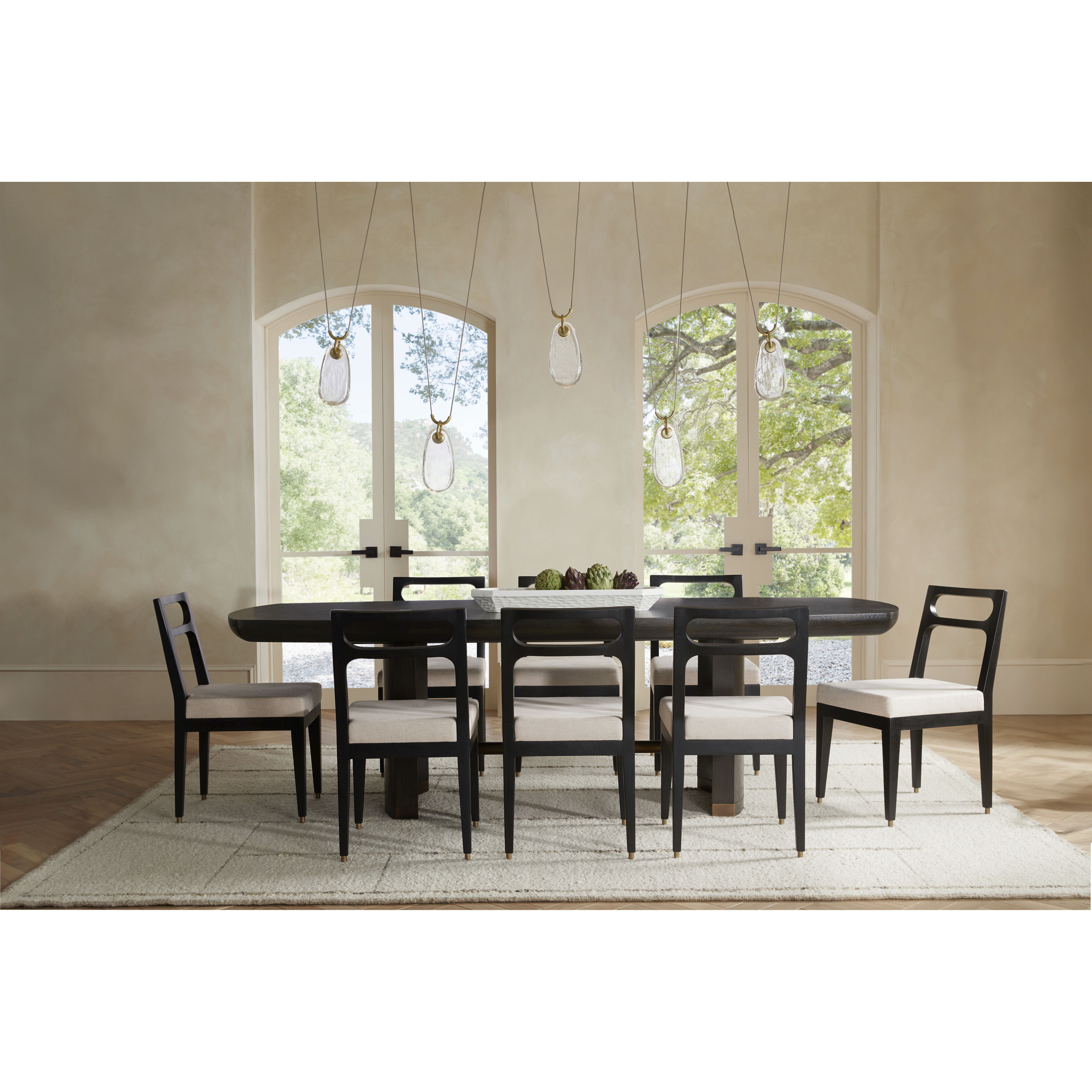 Melt 5 Light 82 inch Antique Brass Chandelier Ceiling Light